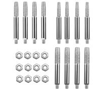 12 cabezales de amoladora de cadena de manivela prácticos, incluyendo 4 mm, 4,8 mm, 5,5 mm para un uso versátil y fácil instalación, molienda de grano de diamante