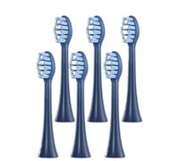 12 cabezales de cepillo compatibles con cepillos dientes eléctricos FLYCO TH01 FT7105/FT7106/FT7205. Reemplazo universal(12PCS black blue)