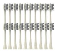 12 cabezales de repuesto, compatibles con Oclean Flow/X/X PRO/Z1/F1/One/Air 2/SE, cerdas suaves para aspiradora (20 unidades, beige, talla única)