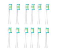 12 cabezales de repuesto for cepillo de dientes eléctrico Oclean X/X PRO/Z1/F1/One/Air 2/SE Sonic Soft(12pcs blue green)
