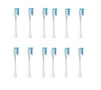 12 cabezales de repuesto for cepillo de dientes eléctrico Oclean X/X PRO/Z1/F1/One/Air 2/SE Sonic Soft(12pcs blue)