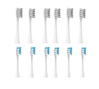 12 cabezales de repuesto for cepillo de dientes eléctrico Oclean X/X PRO/Z1/F1/One/Air 2/SE Sonic Soft(6 grey 6 blue)