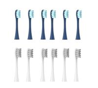 12 cabezales de repuesto for cepillo de dientes eléctrico Oclean X/X PRO/Z1/F1/One/Air 2/SE Sonic Soft(6 dark blue 6 grey)