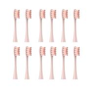 12 cabezales de repuesto for cepillo de dientes eléctrico Oclean X/X PRO/Z1/F1/One/Air 2/SE Sonic Soft(12pcs pink)