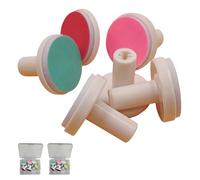 12 cabezales de repuesto para amoladora de uñas infantiles, grano multietapa para recortar uñas de niños pequeños, juego de 2 cajas compatibles con accesorios para amoladora de uñas para bebés