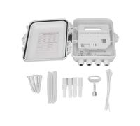 12 Caja de distribución de fibra Terminal óptico multifuncional Fusión de empalme Media montada