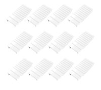 12 cajas de fusibles cubiertas cubiertas cubiertas tiras de fusibles caja de fusibles compatible con F-Tronic,Hager,Hensel y otros módulos de placas.Caja de fusibles, cubierta ciega