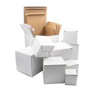 12 cajas de regalo de broma, caja de regalo de varios tamaños, caja de sorpresa, cuadradas, divertidas, cajas de anidación para bodas, cumpleaños, Navidad, envolver regalos o decoración (2-6.3