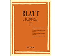 12 capricci in forma di studio op. 17 clarinette