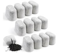 12 Carbón Activado Repuesto de Filtro de Agua, Filtro de Agua para Cafeteras Ninja ES601, ES701, Filtro de Carbón de Coco para Cafeteras, Cartuchos de Repuesto para Cafeteras, Mejora Sabor del Café