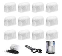 12 cartuchos de filtro de agua para Ninja Luxe Cafe, compatibles con accesorios de filtro de cafetera Ninja, cartuchos de filtro de agua de repuesto para cafeteras totalmente automáticas.