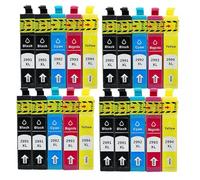 12 Cartuchos de Tinta compatibles con 12 Paquete para Varios Modelos XP Que Incluyen XP235 XP247 XP245 XP332 XP335 XP342 XP345 XP435 XP432 XP442(8BK 4C 4Y 4M)