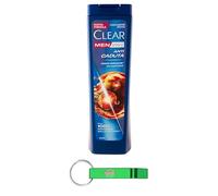 12 champú Clear ANTI CADUTA Men para cabello débil - Champú contra la caída del cabello 225 ml + llavero Beni Culinari gratis