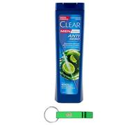 12 champú Clear ANTI SEBO Men para cabello y cuero cabelludo graso - Champú antisebo 225 ml + llavero Beni Culinari gratis