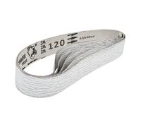 12 Cintas Abrasivas - Granulación P 120 - 62 x 4 cm - Cintas para Satinadoras | MSW