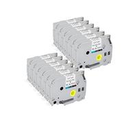 12 cintas Veson compatibles con TZe-231 TZe231 TZc 231 Brother P-Touch Cintas 12 mm TZ TZe Tape 0.47 Laminiertes Schriftband für PT-E110 PT-D400 H105WB D210 H110 D600VP H107B H100LB Negro sobre Blanco