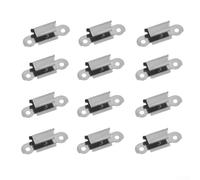12 clips de cama de impresora 3D de acero inoxidable para Ender 3, Ender 3 Pro, compatibles con CR-10, abrazaderas de placa de vidrio con agarre seguro, no