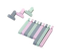 12 clips de sellado eficaces para bolsas resistentes para mantener la frescura de los alimentos y el orden de las despensas, clips de cocina eficaces