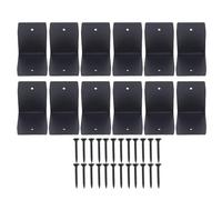 12 clips negros para pérgola, clips para huracanes de acero galvanizado, soportes para bridas, soportes para vigas con tornillos para pérgola de , vigas de , vigas de techo (A. Hanash)