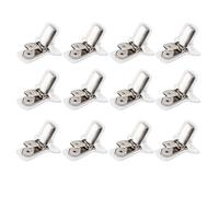 12 Clips para Edred¨®n Sujetadores Mantas Fijaci¨®n S¨¢banas Acolchados Blancos Evitan que se Muevan
