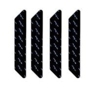12 clips trapezoidales reutilizables lavables para alfombras, calcomanías antideslizantes para madera dura, laminado, azulejos y todas las alfombras (paquete de 24 trapezoides)