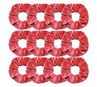 12 coleteros de terciopelo blancos, negros, azules, verdes, morados, rojos y rosas, accesorios for el cabello for mujeres niñas para Mujer(Orange Red)