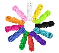 12 Colores Paracord Cord 550 Paracord Ropes Bracelet, 10 Pies para Pulseras De Bricolaje, Llaveros, Correas para Perros, Correas, Carpas Y Otras Actividades Al Aire Libre