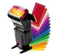 12 Colores/Set Speedlite Color Filtros Tarjetas para/Cámara Geles Fotográficos Filtro Speedlight