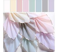 12 Colors-Phnom Penh Jelly Film - Ramo de flores de papel de regalo impermeable mate caja de regalo de papel de regalo, 20 piezas, 1 plata roja