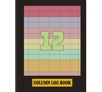 12 Column Log Book: Accounting and Bookkeeping Journal 8.5 x 11 Inch | 80 Page Cash, Debit Credit, for Small Business