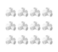 12 conectores de acoplamiento de tubería de agua resistentes a la intemperie para gatos, jaulas, productos de piscina y estantes, accesorios de tubería de agua de riego de granja, válvulas de