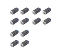 12 Conectores de Acoplamiento Powercon para Fuente de Alimentación, Cabezal de Extensión para Luz de Escenario DMX512.