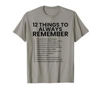 12 Cosas para Recordar Siempre Camiseta