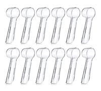 12 Cubiertas de Cepillo Eléctrico de Dientes Fundas Protectoras Cubierta Reutilizable de Cabezal de Cepillo de Dientes Tapas de Repuesto para Cabezal de Cepillo para Mantener Polvo Alejado