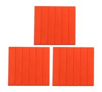 12 cubiertas de módulo en blanco para rejillas de panel eléctrico utilizadas para cubrir ranuras de caja de fusibles no utilizadas en uso residencial y comercial ligero (rojo)