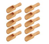 12 cucharas de madera para tarros, mini cucharas de control preciso, cuchara para sal, cucharadita de madera para harina, azúcar, cereales, café