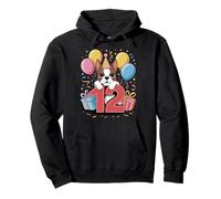 12 cumpleaños niño niña 12 años doce Boston Terrier Sudadera con Capucha