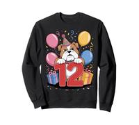 12 cumpleaños niño niña 12 años doce Bulldog Sudadera