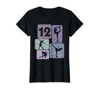 12 cumpleaños patinaje artístico 12 años patinaje artístico Camiseta