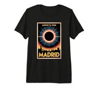 12 de Agosto de 2026 Evento de astronomía de Coincidencia grupal Eclipse Madrid Camiseta Premium
