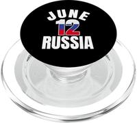 12 de junio Día de Rusia Ropa en idioma ruso PopSockets PopGrip para MagSafe