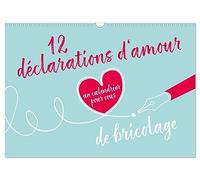 12 déclarations d'amour - Calendrier de bricolage (Calendrier mural 2026 DIN A3 horizontal), CALVENDO calendrier mensuel
