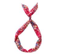 12 diademas con alambre para mujer, diademas ajustables para el pelo, diadema de flores antideslizante, accesorios para el cabello, cintas para el cabello para mujeres, simples y versátiles, rojo rosa