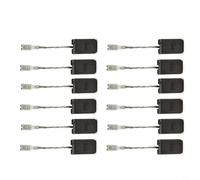 12 escobillas de carbón 17 x 10 x 5 mm para amoladora angular Bosch GWS 1000/1100/1400/10-125/11-125/14-125/15-125