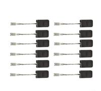 12 escobillas de carbón para amoladora angular Bosch GWS 1000-1400, carbones de motor altamente conductivos 17 x 10 x 5 mm, juego de reparación para herramientas eléctricas y taladros