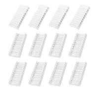 12 Espejo Tapa Cuadro Electrico Plastico, Placas Ciegas para Cajas de Fusibles, Divisibles, Compatibles con ranuras para F-Tronic, Hager y Hensel Módulos