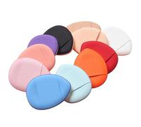 12 Esponjas de Maquillaje Mini, Borlas de Polvo, Accesorios Faciales para Fiestas y Halloween