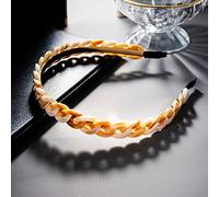 12 Estilos, Diademas De Cadena De Metal Dorado Y Plateado, Accesorios Para El Cabello Para Mujer, Diadema Retro Con Bisel Y Aro De Perlas Para Niña