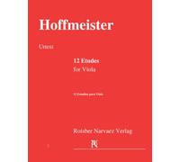 12 Etudes for Viola: (Urtext edition) Hoffmeister