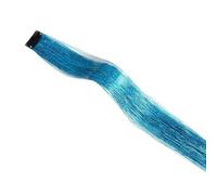 12 Extensiones De Pelo Con Clip De 19,5 Pulgadas Con Purpurina De Hadas, Accesorios Coloridos Resistentes Al Calor For Fiestas Y Festivales For Mujeres Easy Installation and Removal(Sky blue)